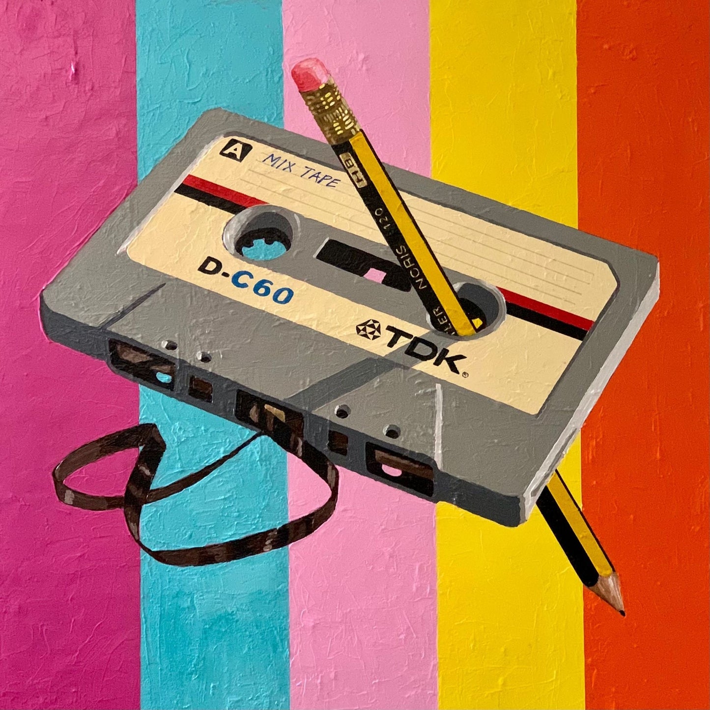TDK Mix Tape - 80s ICONS - Boxed Canvas
