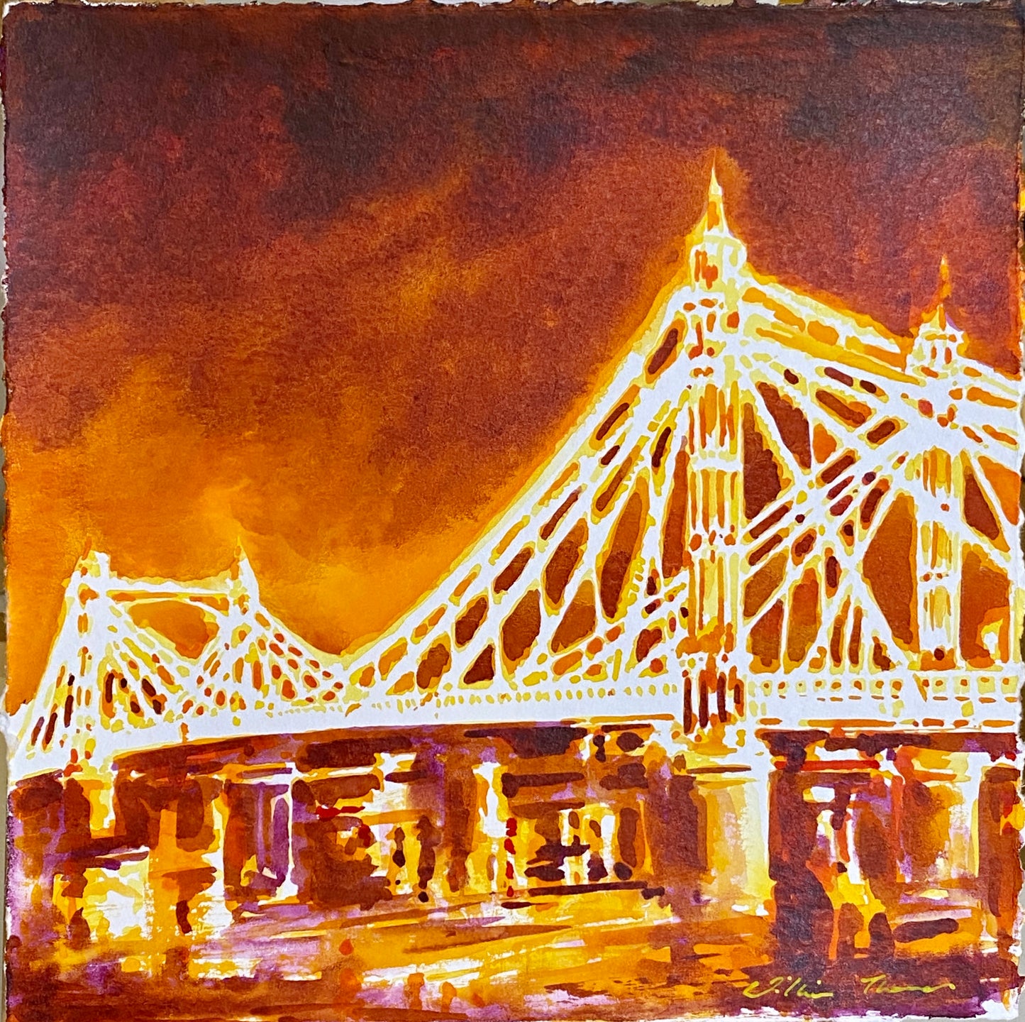 Tales of London - Albert Bridge At Night