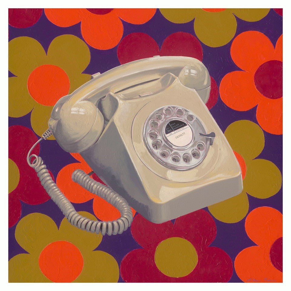 8498673 Dial Phone - 80s ICONS - Boxed Canvas