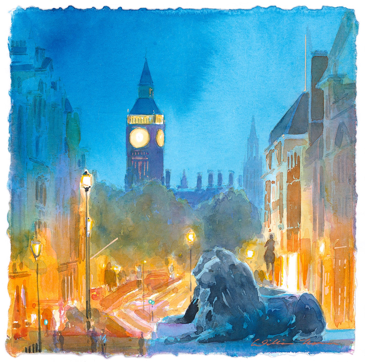 Tales of London - Big Ben from Trafalgar Square